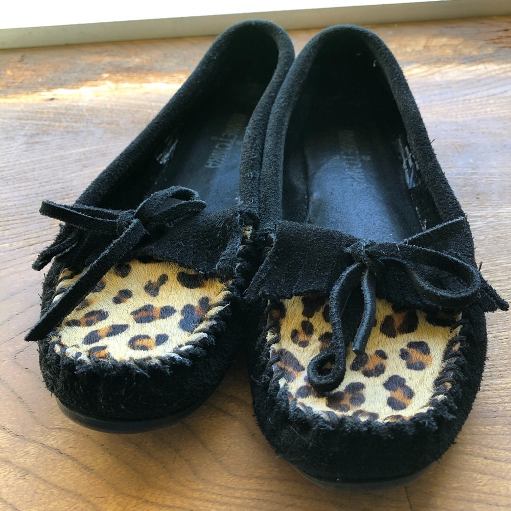 Well worn moccasin